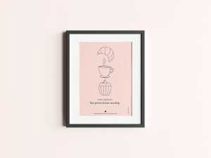Free poster frame mockup