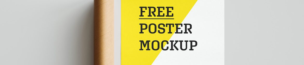 Free poster mockup
