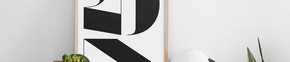 Free Poster on Cabinet Mockup (PSD) Free Poster on Cabinet Mockup (PSD)