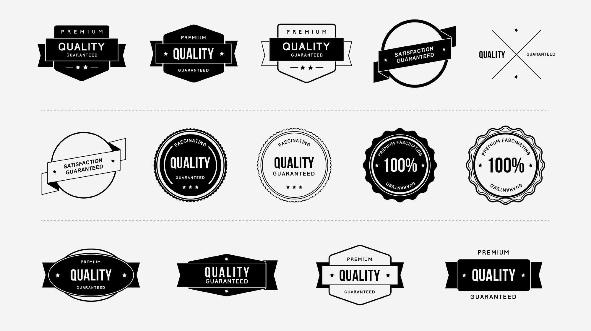 Free Premium Quality Badges