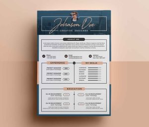 Free Professional Resume Template (PSD)