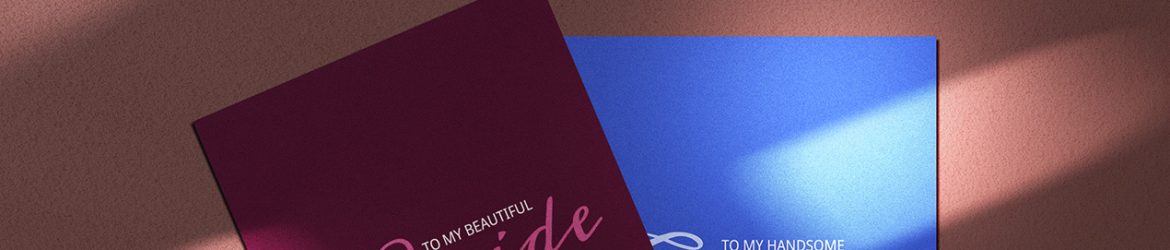 Free PSD Postcard Mockup