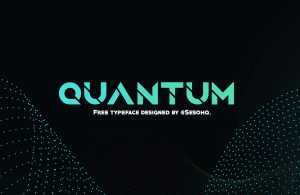Free Quantum Font