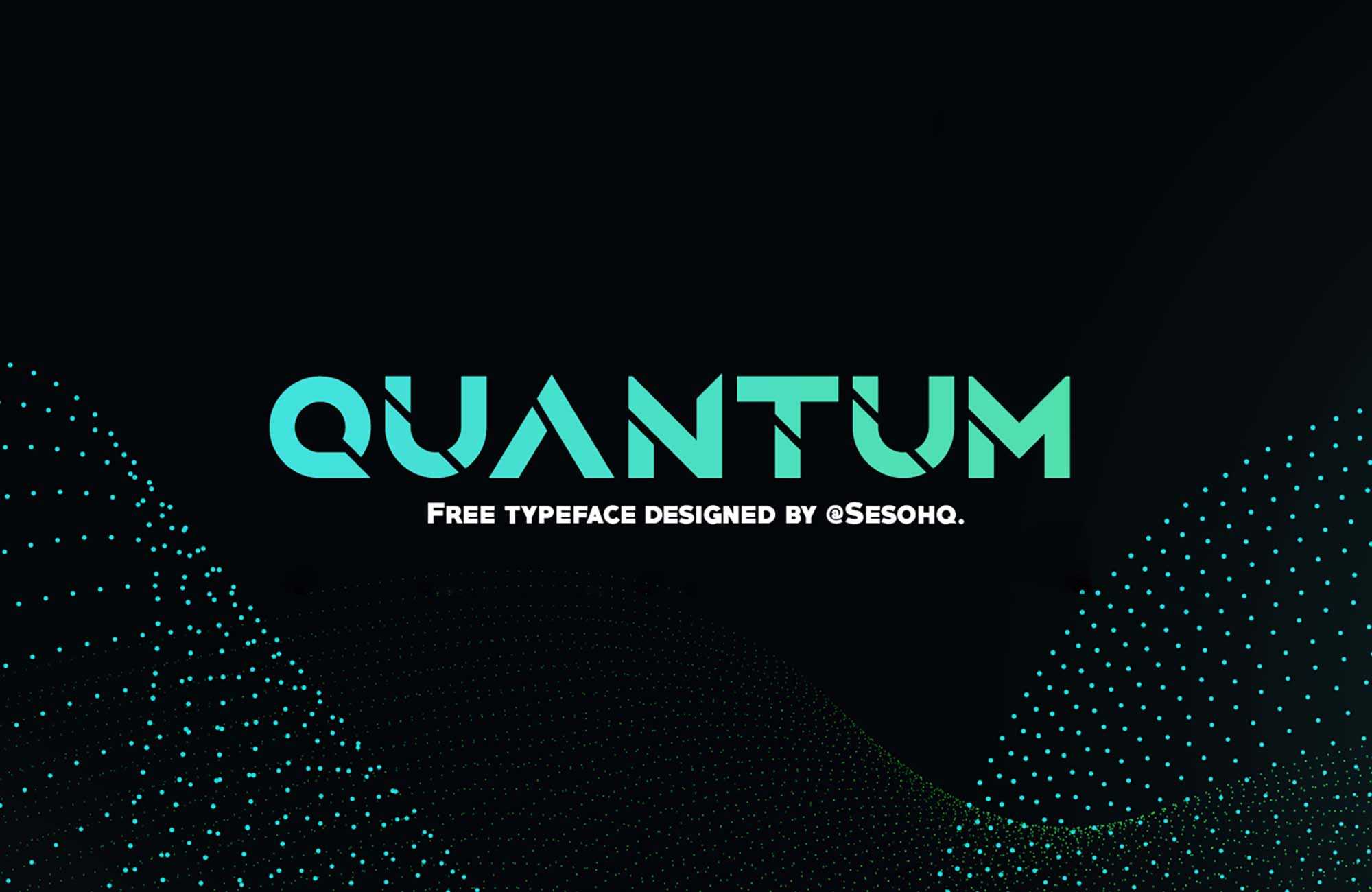 Free Quantum Font
