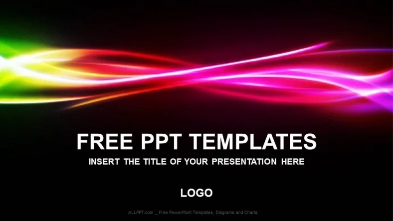 Free Rainbow Abstract Powerpoint Templates
