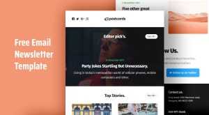Free Ready-To-Use HTML Email Newsletter Template