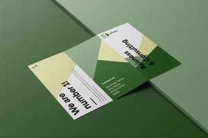 Free Realistic Trifold Brochure Mockup (PSD)