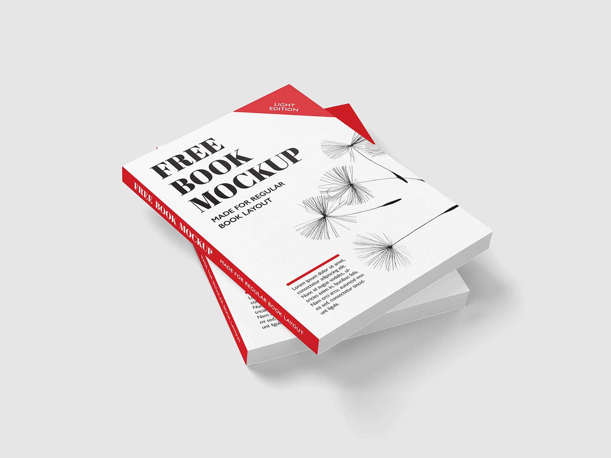 Free Regular Book Mockup (PSD)