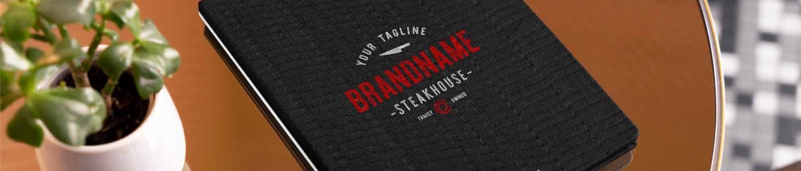 Free Restaurant Card Menu Mockup (PSD)