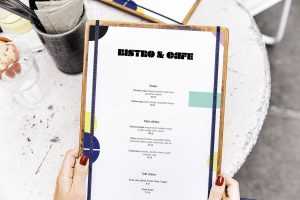 Free Restaurant Menu Mockup (PSD)
