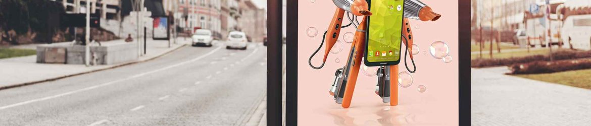 Free Roadside Banner Mockup (PSD)