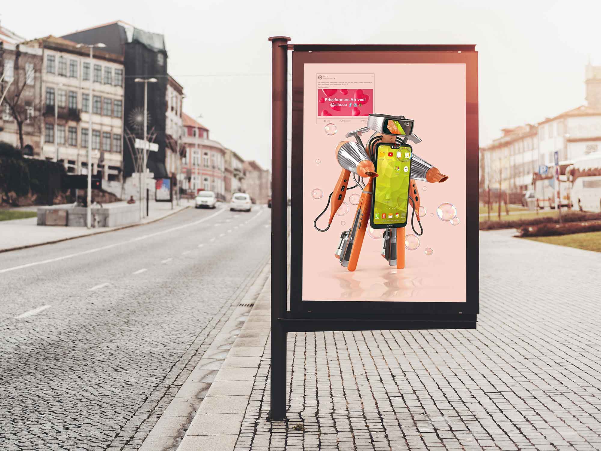 Free Roadside Banner Mockup (PSD)