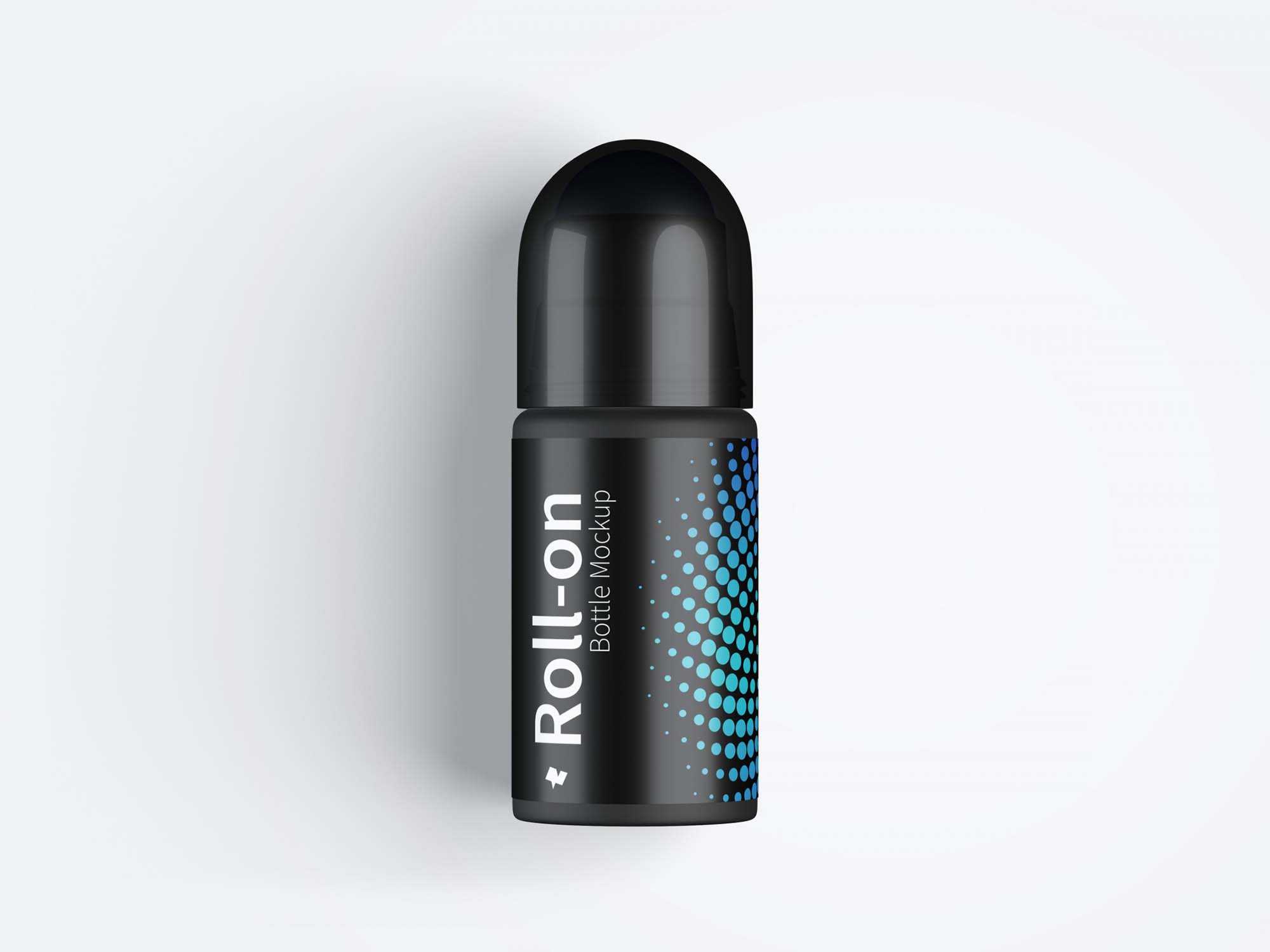 Free Roll-On Bottle Mockup (PSD)