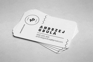 Free Rounded Business Cards Mockup (PSD)