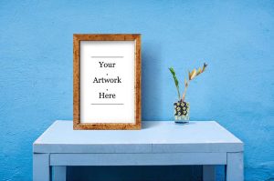 Free Rustic Wood Frame Mockups (PSD)