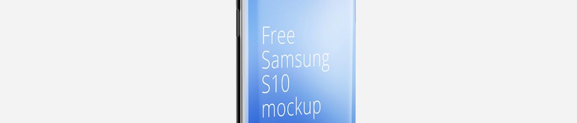 Free Samsung Galaxy S10 mockup