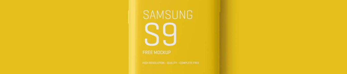Free Samsung Galaxy S9 Mockup