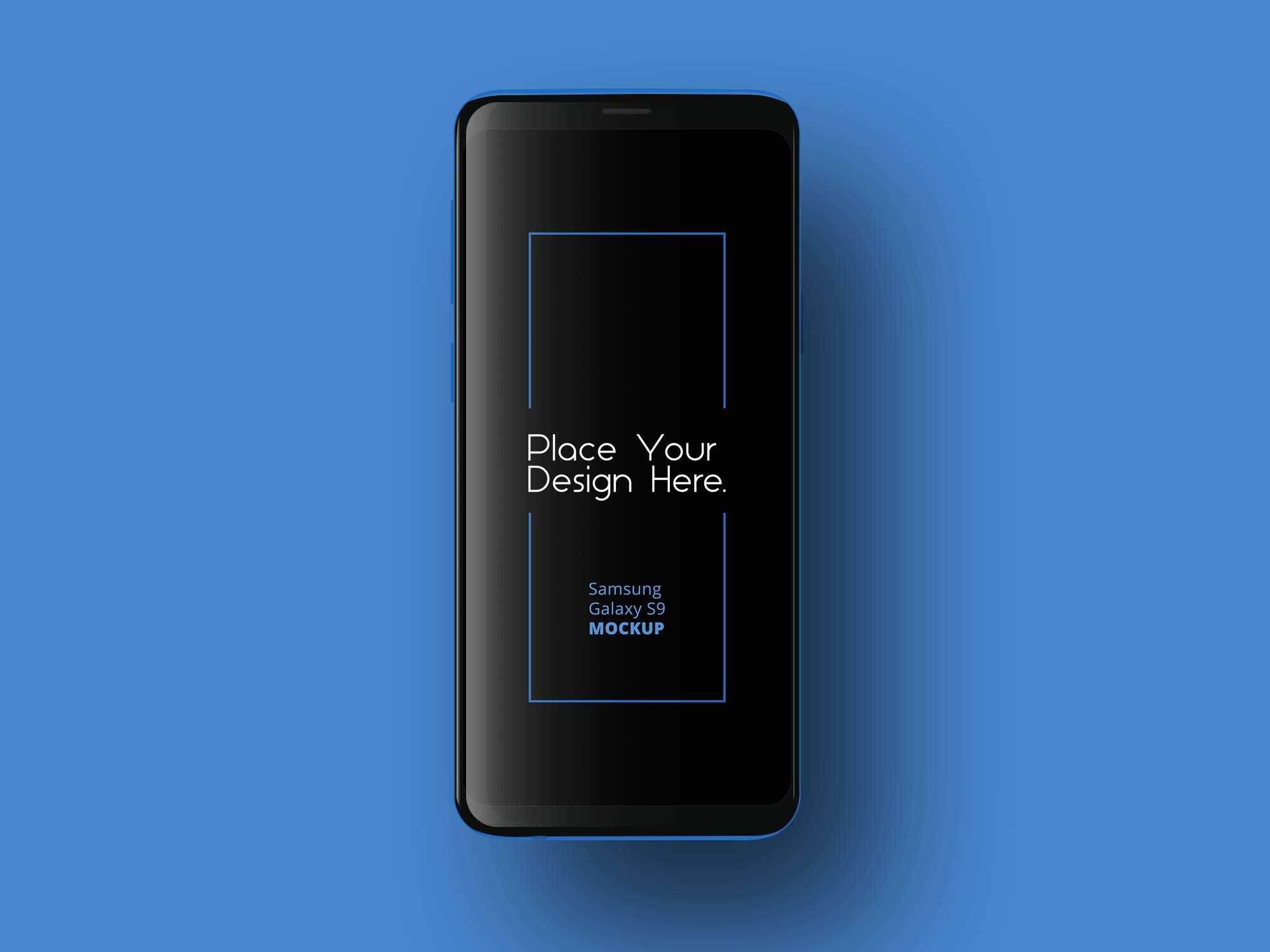 Free Samsung Galaxy S9 Mockup (PSD)