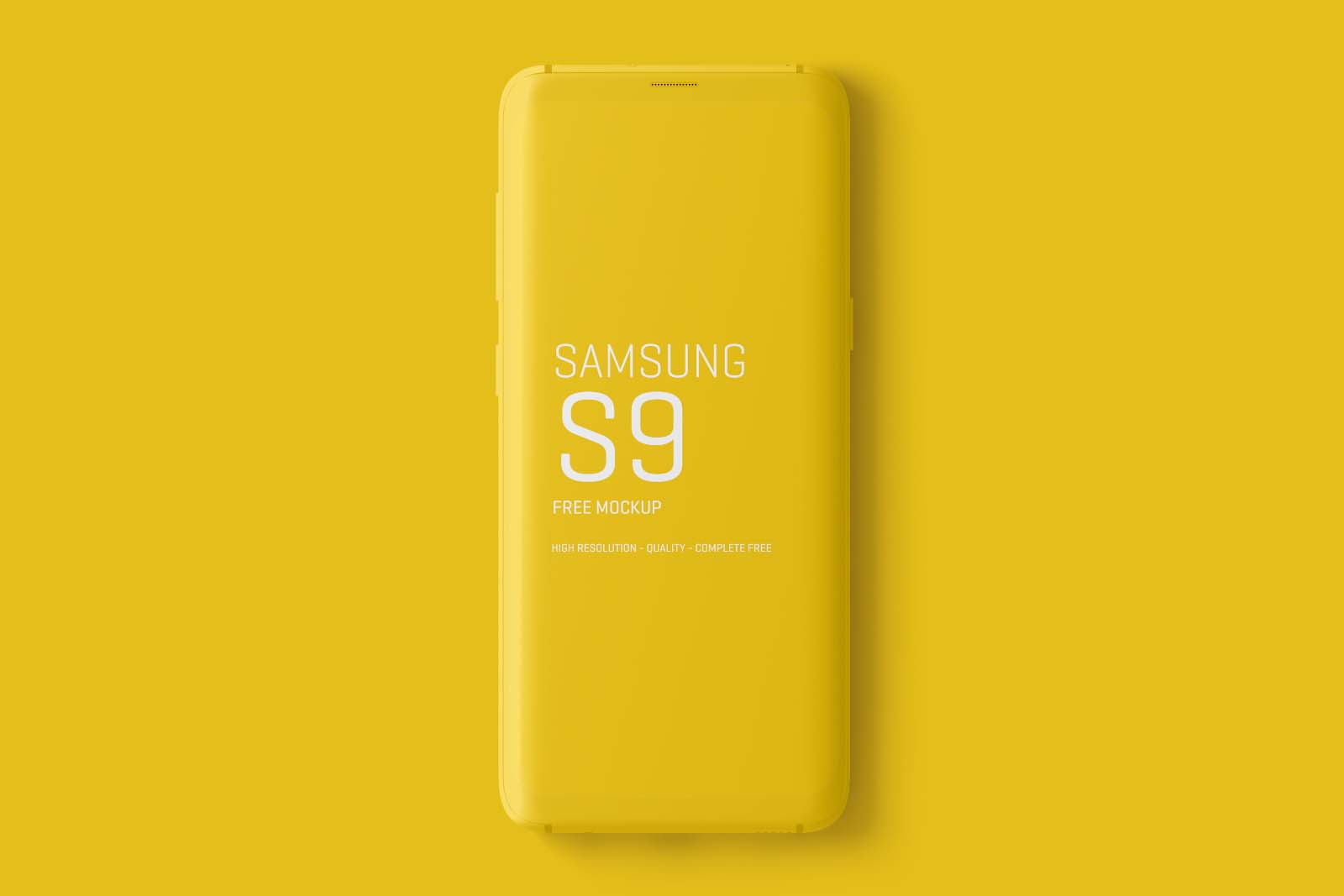 Free Samsung Galaxy S9 Mockup