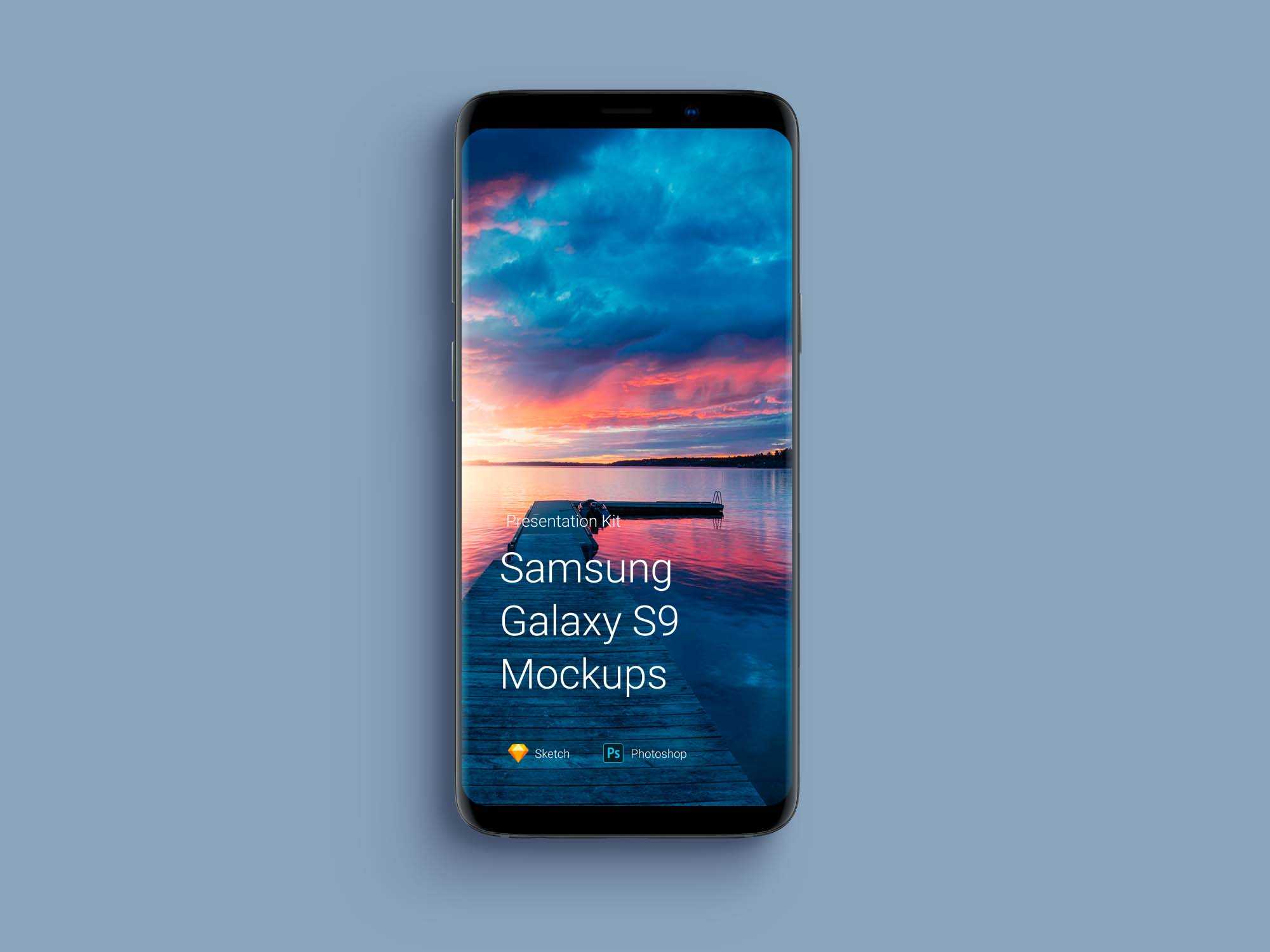 Free Samsung Galaxy S9 Phone Mockup (PSD)
