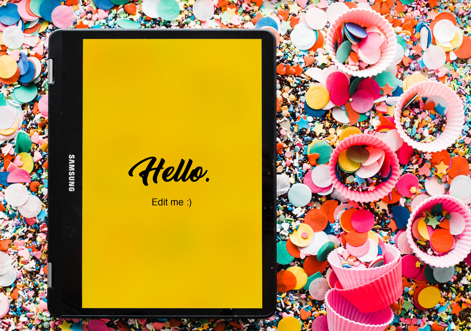 Free Samsung Tablet Mockup