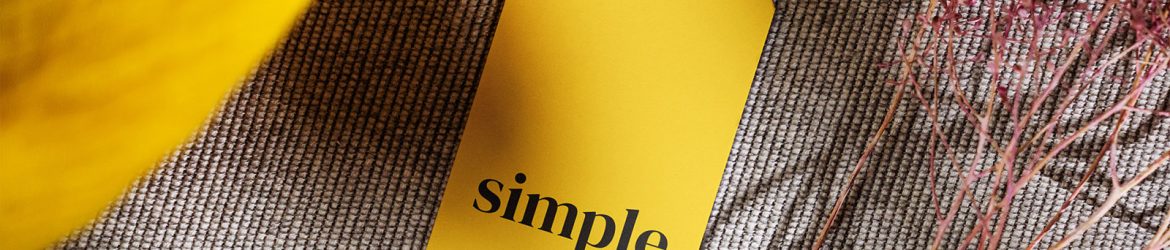 Free simple label tag mockup