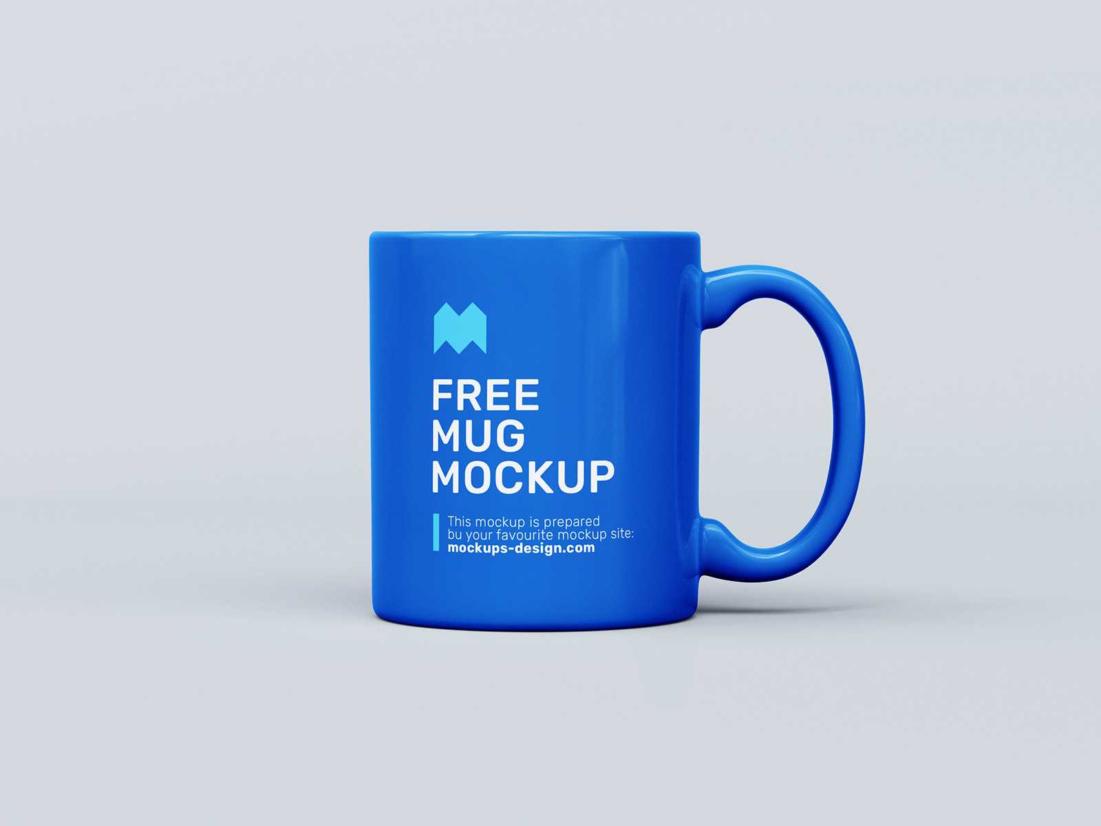 Free simple mug mockup