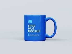 Free simple mug mockup