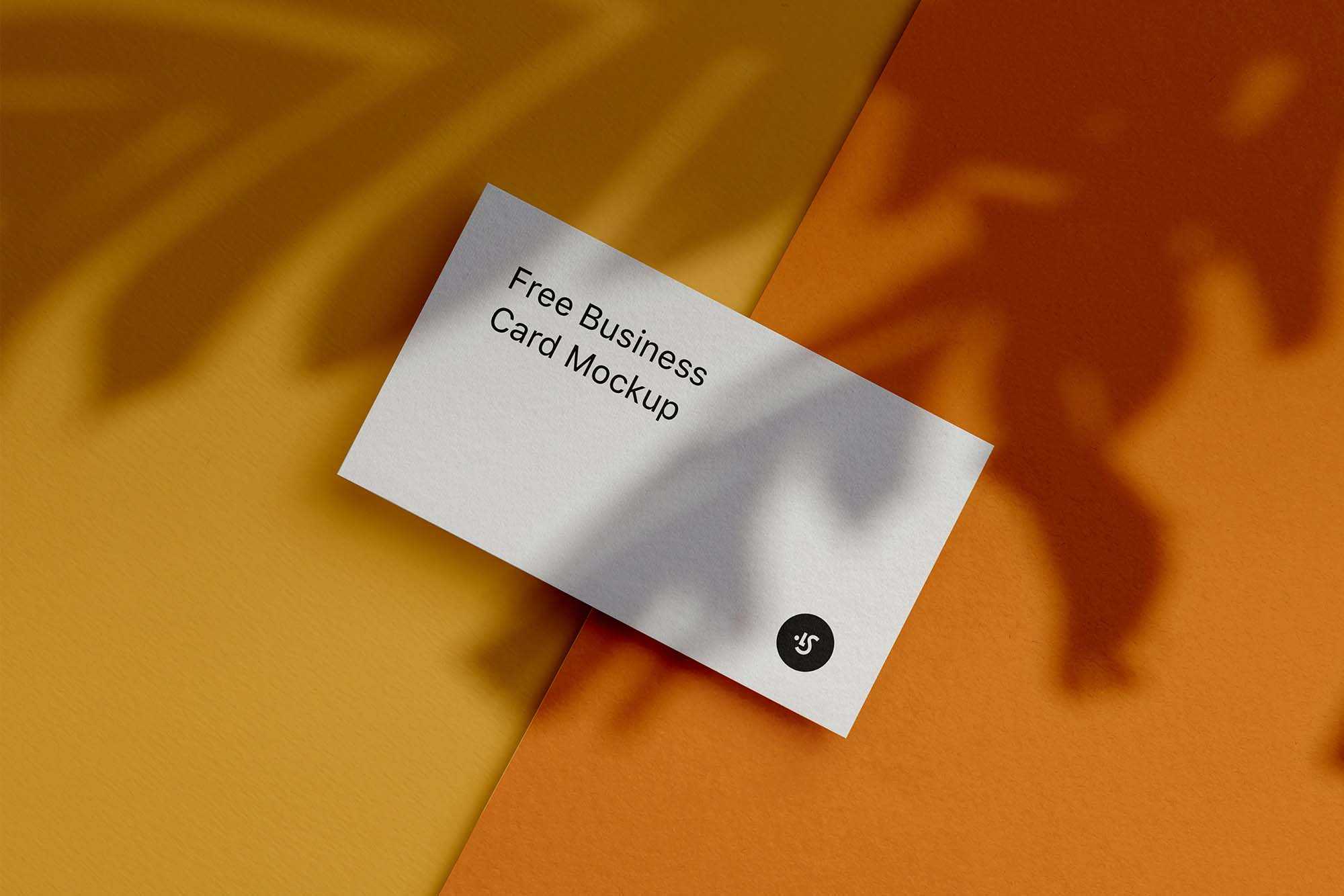 Free Single Business Card Mockup (PSD)