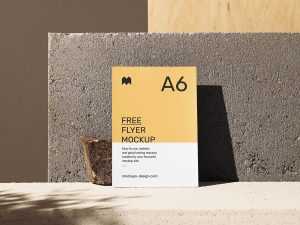 Free Single Flyer Mockup (PSD)