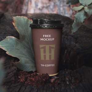 Free Single Paper Cup Mockup (PSD)