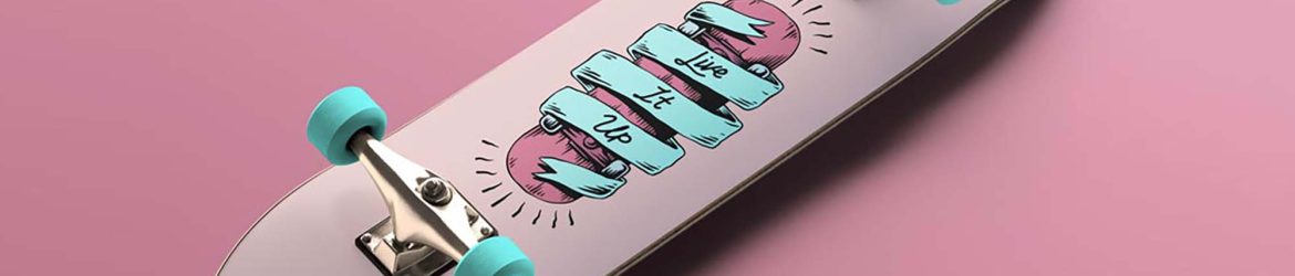 Free Skateboard Mockup (PSD)