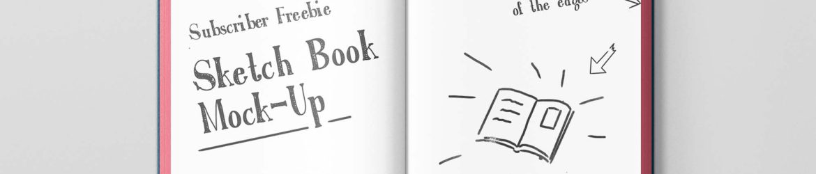 Free Sketchbook Mockup (PSD)