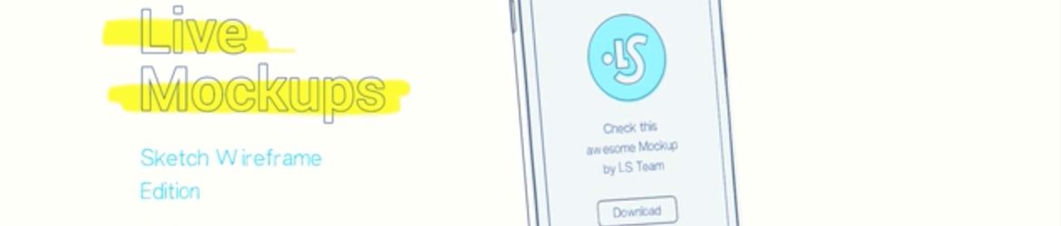 Free Sketchy Animated iPhone Mockup (PSD)