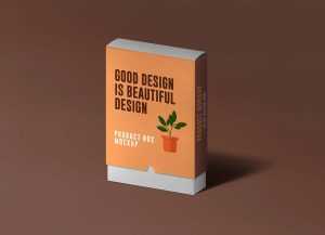 Free Slide Product Box Mockup (PSD)