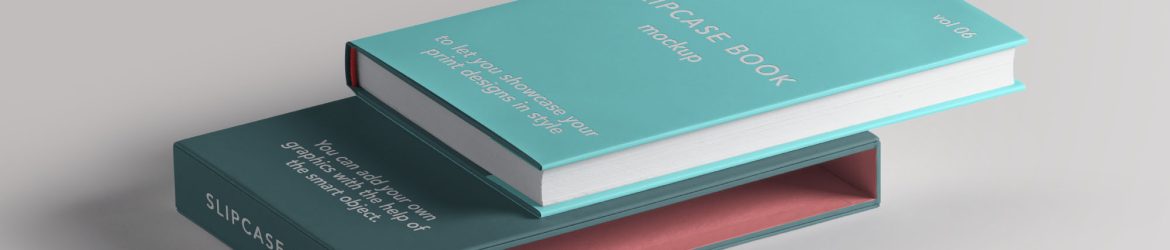Free Slipcase Book Mockup (PSD)