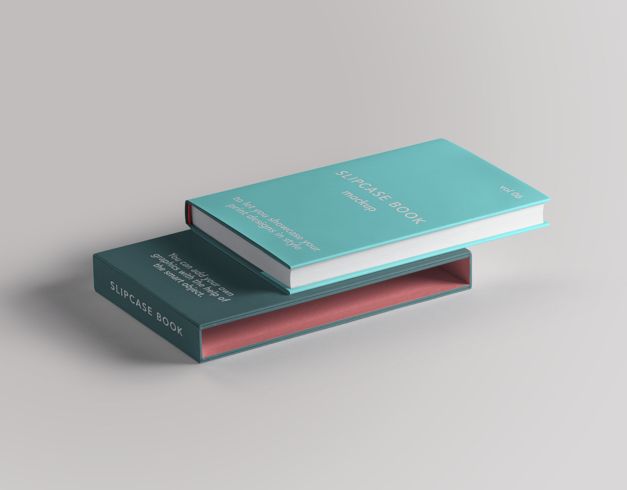 Free Slipcase Book Mockup (PSD)