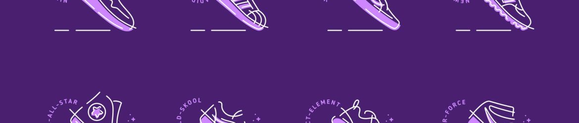 Free Sneakers Vector Icons (Ai)