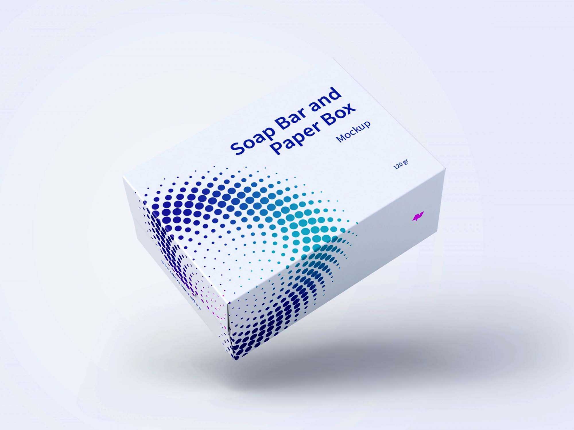Free Soap Bar Box Mockup (PSD)