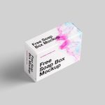 Free soap box mockup