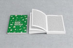 Free Softcover Book Mockup (PSD)