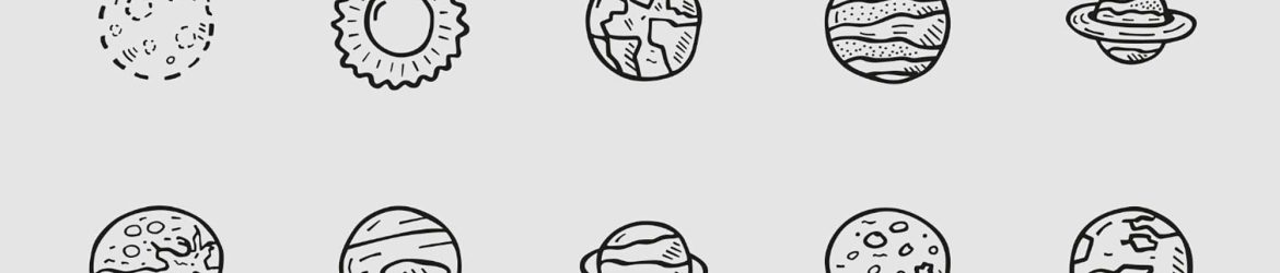 Free Space Icons Vector Material (AI)