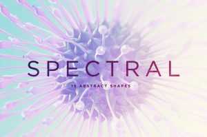 Free Spectral Microworld Shapes (PNG)