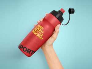 Free Sport Bottle Mockup (PSD)
