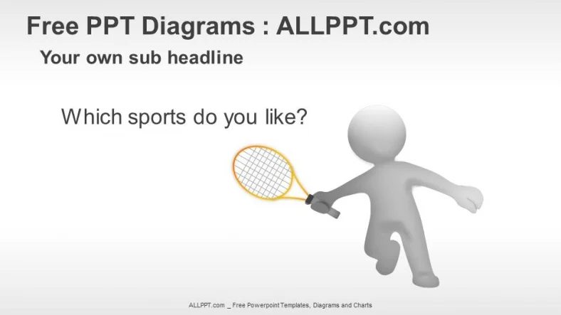 Free Sport Graphic PPT Diagrams