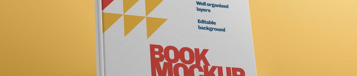 Free Square Book Hardcover Mockup (PSD)
