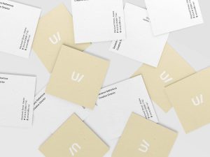 Free Square Business Cards Mockup (PSD)