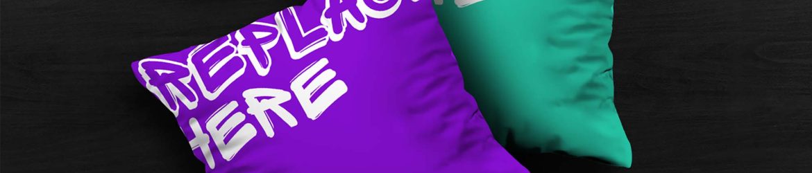 Free Square Pillows Mockup (PSD)