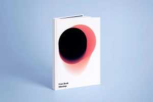 Free Standing Book Mockup (PSD)
