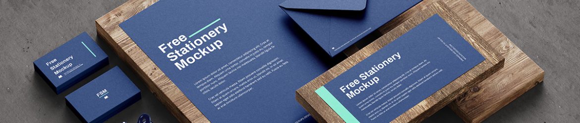 Free stationery mockup